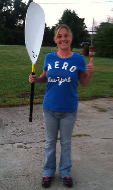 Jennifer Duncan Race forthe Rivers Epic Paddle Winner