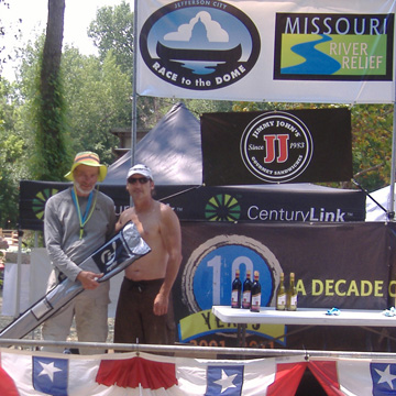 Race to the Dome Epic paddle Winner Bob Maloney